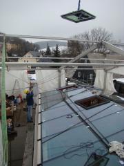 Einbau Glasdach Atrium, 
Stand: 04.04.2013